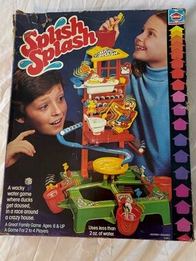 Vintage Rare Splish Splash Water Race Game